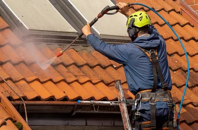 Démoussage et hydrofuge de toiture à Brunehamel